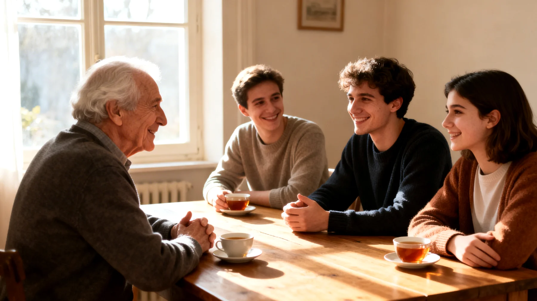 Comment les grands-parents peuvent-ils établir ou rétablir un dialogue affectif authentique avec leurs petits-enfants devenus jeunes adultes, dans un contexte où les échanges émotionnels se sont raréfiés ou sont devenus superficiels ?"